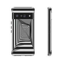 Load image into Gallery viewer, Black &amp; White Framed Illusion | iPhone, Samsung Galaxy, and Google Pixel Tough C