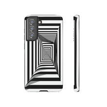 Load image into Gallery viewer, Black &amp; White Framed Illusion | iPhone, Samsung Galaxy, and Google Pixel Tough C