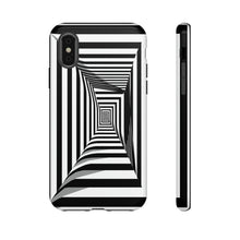 Load image into Gallery viewer, Black &amp; White Framed Illusion | iPhone, Samsung Galaxy, and Google Pixel Tough C