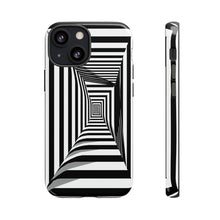 Load image into Gallery viewer, Black &amp; White Framed Illusion | iPhone, Samsung Galaxy, and Google Pixel Tough C