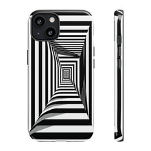 Load image into Gallery viewer, Black &amp; White Framed Illusion | iPhone, Samsung Galaxy, and Google Pixel Tough C