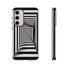 Load image into Gallery viewer, Black &amp; White Framed Illusion | iPhone, Samsung Galaxy, and Google Pixel Tough C
