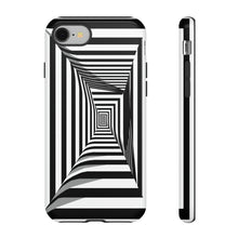 Load image into Gallery viewer, Black &amp; White Framed Illusion | iPhone, Samsung Galaxy, and Google Pixel Tough C