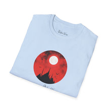 Load image into Gallery viewer, Spooky Mountains &amp; Red Sky | Unisex Softstyle T-Shirt