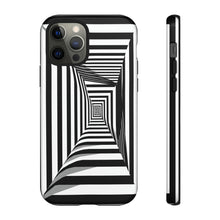 Load image into Gallery viewer, Black &amp; White Framed Illusion | iPhone, Samsung Galaxy, and Google Pixel Tough C