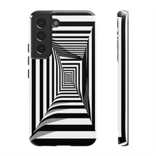 Load image into Gallery viewer, Black &amp; White Framed Illusion | iPhone, Samsung Galaxy, and Google Pixel Tough C