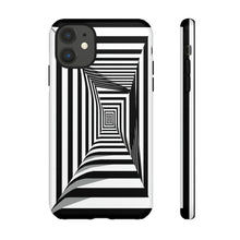 Load image into Gallery viewer, Black &amp; White Framed Illusion | iPhone, Samsung Galaxy, and Google Pixel Tough C