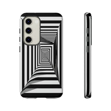 Load image into Gallery viewer, Black &amp; White Framed Illusion | iPhone, Samsung Galaxy, and Google Pixel Tough C