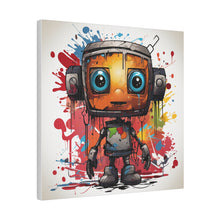 Load image into Gallery viewer, Painting Robot Wall Art | Square Matte Canvas