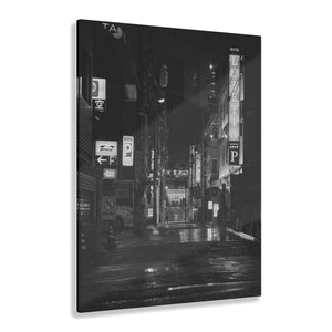 Tokyo Japan City Street Black & White Acrylic Prints