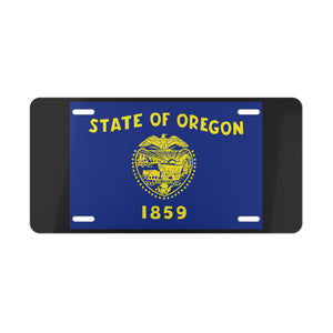 Oregon State Flag Vanity Plate
