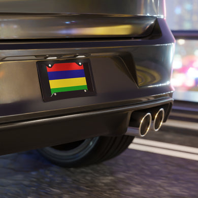 Mauritius Flag Vanity Plate