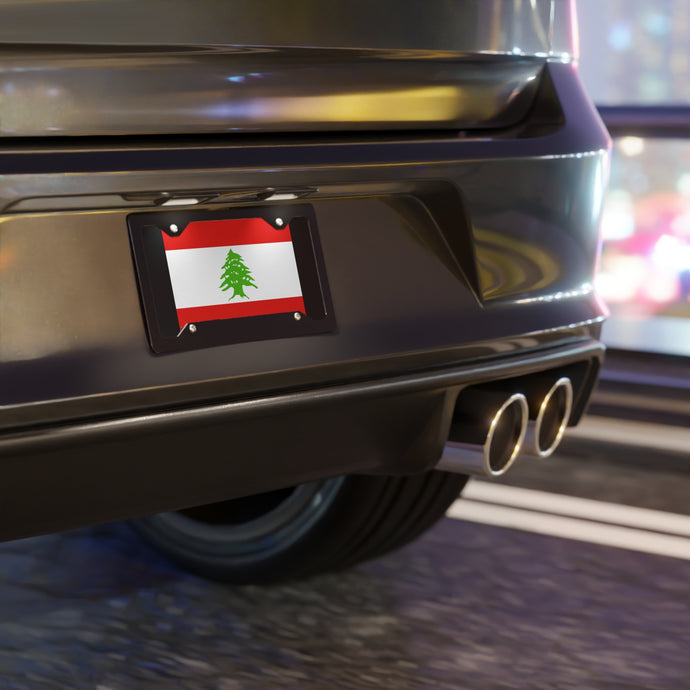 Lebanon Flag Vanity Plate