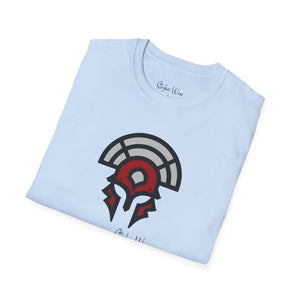 Warrior Helmet Red | Unisex Softstyle T-Shirt