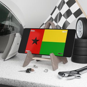 Guinea-Bissau Flag Vanity Plate