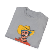 Load image into Gallery viewer, Retro Cowboy Sketch | Unisex Softstyle T-Shirt