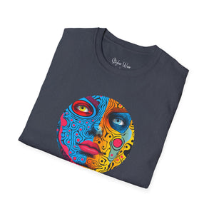 Abstract Face Pop Art | Unisex Softstyle T-Shirt