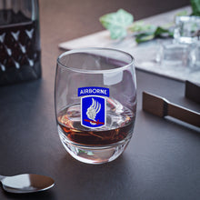 Load image into Gallery viewer, U.S. Army 173rd Airborne Division Patch Whiskey Glass