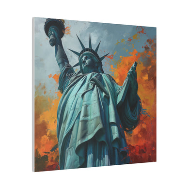 Statue of Liberty Wall Art | Square Matte Canvas