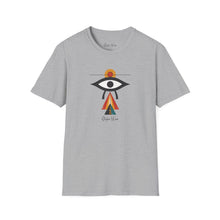 Load image into Gallery viewer, Minimalist Egyptian Eye Art | Unisex Softstyle T-Shirt