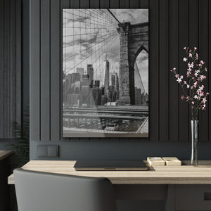 Brooklyn Bridge Black & White Acrylic Prints