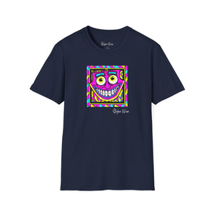 Neon Funky Face Pop Art | Unisex Softstyle T-Shirt