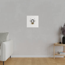 Load image into Gallery viewer, Cute Bumble Bee Wall Art | Square Matte Canvas