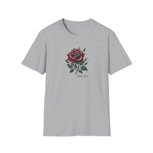 Load image into Gallery viewer, Vintage Tattoo Rose | Unisex Softstyle T-Shirt