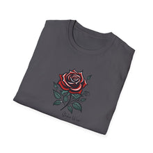 Load image into Gallery viewer, Vintage Tattoo Rose | Unisex Softstyle T-Shirt