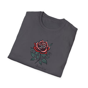 Vintage Tattoo Rose | Unisex Softstyle T-Shirt