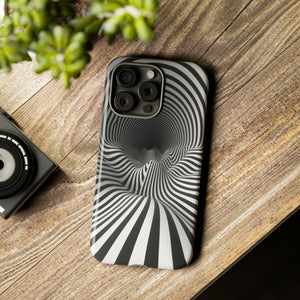 Black & White Illusion | iPhone, Samsung Galaxy, and Google Pixel Tough Cases