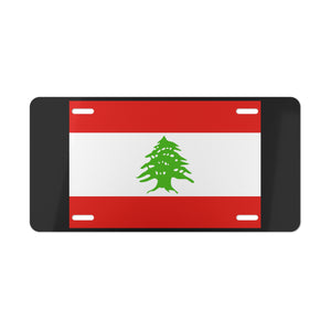 Lebanon Flag Vanity Plate