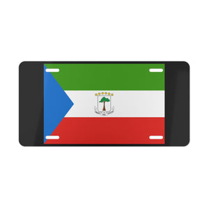 Equatorial Guinea Flag Vanity Plate