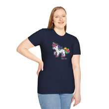 Load image into Gallery viewer, Digital Unicorn | Unisex Softstyle T-Shirt