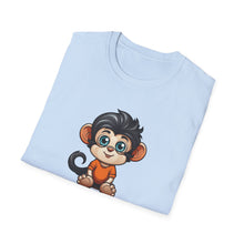 Load image into Gallery viewer, Kid Monkey | Unisex Softstyle T-Shirt