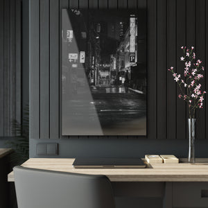 Tokyo Japan City Street Black & White Acrylic Prints