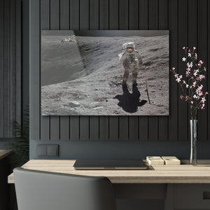 Astronaut Charles Duke on the Lunar Surface Acrylic Prints