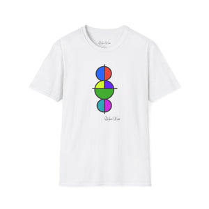 Minimalist Circle Art | Unisex Softstyle T-Shirt