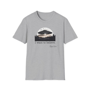 UFO I Want to Believe | Unisex Softstyle T-Shirt