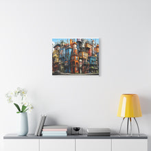 Load image into Gallery viewer, Painted City Block | Horizontal Matte Canvas