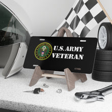Load image into Gallery viewer, Army Veteran Vanity Plate
