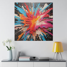 Load image into Gallery viewer, Splashed Paint Pop Wall Art | Square Matte Canvas