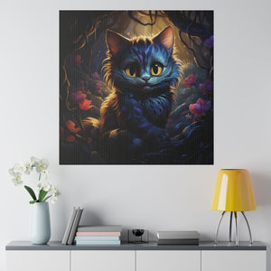 Fantasy Cat Wall Art | Square Matte Canvas