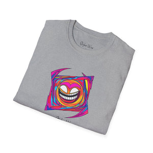 Abstract Funky Face Pop Art | Unisex Softstyle T-Shirt