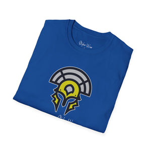 Warrior Helmet Yellow | Unisex Softstyle T-Shirt