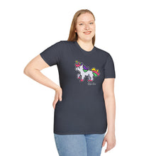 Load image into Gallery viewer, Digital Unicorn | Unisex Softstyle T-Shirt