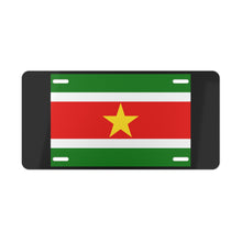 Load image into Gallery viewer, Suriname Flag Vanity Plate