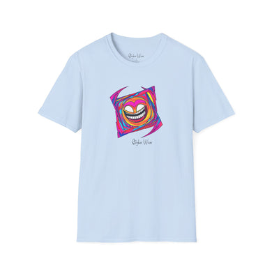 Abstract Funky Face Pop Art | Unisex Softstyle T-Shirt