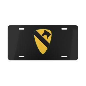 1st Cavalry Division Patch Vanity Plate
