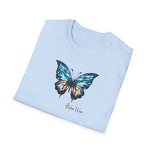 Load image into Gallery viewer, Blue Butterfly | Unisex Softstyle T-Shirt